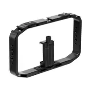 Handheld Video Rig Filmmaking Vlogging Cage Holder for DJI Osmo Action, GoPro NEW HERO /HERO7 /6 /5 /5 Session, Micro SLR and Other Action Cameras