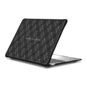 MacBook Air 13-inch (M1 / Intel) Impact Case Pyramid Grid - Noir MacBook Case