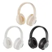 Bluetooth 5.3 Wireless Headphones Over Ear LED Headset Stereo Noise-Cancelling