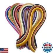 CrafTreat Multi Colored Quilling Paper Strips for Craft Work - 500 Quilling S