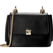 Cole Haan Mini Convertible Chain Leather Bag in Black at Nordstrom One Size
