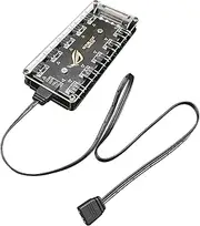 ARGB Splitter Hub | 3 Pin ARGB Fan Hub,5V PC ARGB Splitter Hub, 11 Port Addressable ARGB Motherboard Extension Cable for Linking Multiple Points Puchen