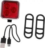 GANAZONO 1 Set USB Rechargeable Bike Tail Light Cycling Warning Light for Safety Durable Design for Handlebars Seatposts