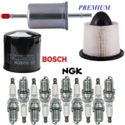 Tune Up Kit Filters Spark Plugs For FORD E-550 SUPER DUTY V10 6.8L 2003 (for: Ford)