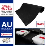 21.5ft2 Fabric Felt Edge Car Carpet Squeegee Underfelt Speaker Box Dark Black