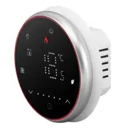 Wireless Smart Thermostat Smart Home Thermostat AC95~240V Round Base Black