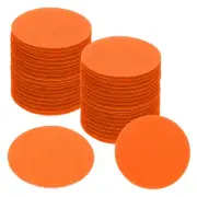 2" Carpet Spot Markers, 50Pcs Dot Markers Hook and Loop, Orange