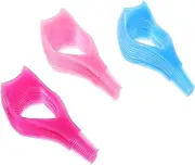 ADOCARN Silicone Eyelash Tool Eyeliner Aid Mascara Shield for Women Reusable Makeup Stencils