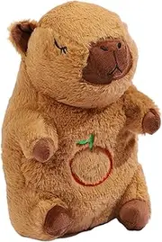 Soothing Breathing Stuffed Animal,Snuggle Capybara Calming Sleeping Soother - Sleep Plush Sound Machine with Breathing Motion for Toddler Kids
