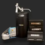Complete Mini Keg Package | Inc Gas &amp; Accessories 4L Black - Insulated
