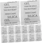 Zerodeko Food Safe Silica Gel Packets 100 Packets for Dehumidifying Bags Efficient Moisture Absorbers for Storage