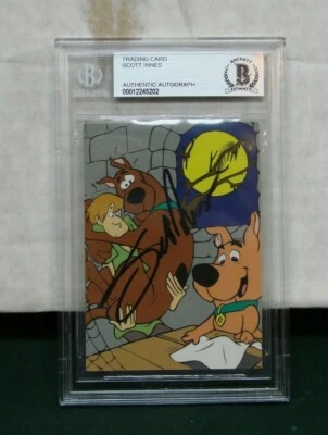 1994 Cardz Hanna-Barbera Classics Scrappy Card SIGNED SCOTT INNES BAS Beckett