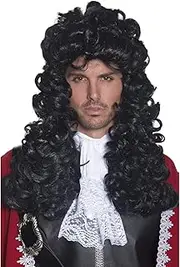 Smiffys Men's Pirate Captain Wig Long and Curly