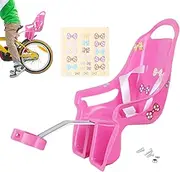Bicycle Set Dolls Set Doll Bigola Seat for Girls Bicycles, Bicycle Seat Decorative Animal Stuffed Animal Chair with Stickers Bike Accessories for Kids