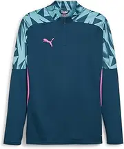 [PUMA] Unisex Individualfinal 1/4-zip Top Football Shirt