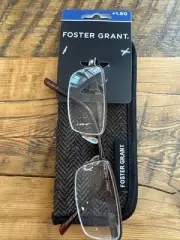 Foster Grant +1.50 Peter Brown Men's Reading Glasses READERS