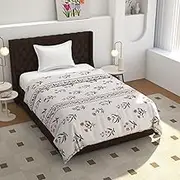 Shri Anand Creations Zip Closer Duvet Cover/Rajai Cover/Blanket Cover for Single Bed and Double Bed Premium Cotton -Quilt/Comforter Cover. (Design-01)