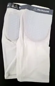 McDavid 756T Hexpad 5PKT Football Girdle-White Various Sizes
