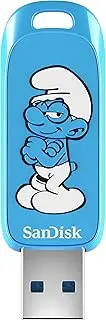 SanDisk SDCZIS-064G-G46 USB 3.2 Ingot Type-A 130MB/s 64 GB Flash Drive, Brainy Smurf Edition