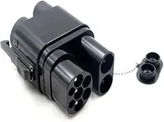 Connector Electric Vehicle Charger Socket DC EV Charger Adaptor CCS2 to CCS1 50-250A 1000V Fast Charging for Eletric Vehicle Converter PHEV Cars