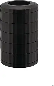 [Alessi] Plissé MDL19 B, Espresso Coffee Capsule Holder with 5 Rotating Shelves, in Thermoplastic Resin, Black