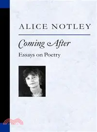 在飛比找三民網路書店優惠-Coming After ― Essays On Poetr