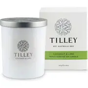 Tilley Scented Soy Candle Coconut & Lime 240g