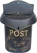 Ｂｅｓｇａ Wall Mounted Mailbox Shabby Chic Mailbox Comment Box House Outside Letter Box Catcher Post Magazines Box Garden Residential