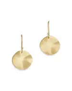 Ippolita 18K Gold Wavy Disc Earrings