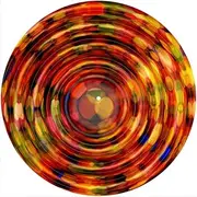 Slipmat Slip Mat Scratch Pad Felt for any 12" LP DJ Vinyl Turntable Record Player Custom Graphical - Waves 9