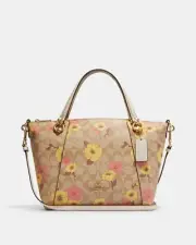 COACH Kacey Satchel Crossbody Bag In Signature Canvas With Floral Cluster Print