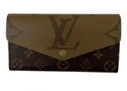 Louis Vuitton Giant Flower Monogram Reverse Sarah Wallet New, made in France
