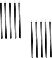 Baluue 100pcs Disposable Eyeliner Brightener Eyeshadow Palette Brow Tint Kit Remover Waterproof Eyeliner Concealer Pen Liquid Eyeliner Brow Lamination Kit Lip Black Artificial Fiber