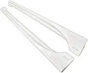 Compatible for Mazda 3 Axela 2014 2015 2016 2017 2018 2019 High Quality 2Pcs/1Set ABS Paint Side Skirt Spoiler Protector Cover(White)