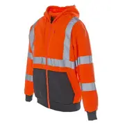 Cordova SJ400-L Cor-Brite Type R, Class III Orange Hooded Sweatshirt, 300...