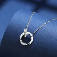 在飛比找momo購物網優惠-【KT DADA】莫桑鑽石 銀飾項鍊 寶石鍊項鍊 純銀項鍊 