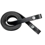 Genuine Leather Handmade Binocular DC Camera Shoulder Neck Strap X Style Black