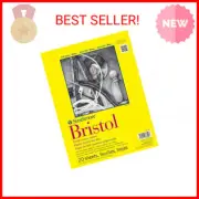 Strathmore 300 Series Bristol Paper Pad, Vellum, Tape Bound, 9x12 inches, 20 She