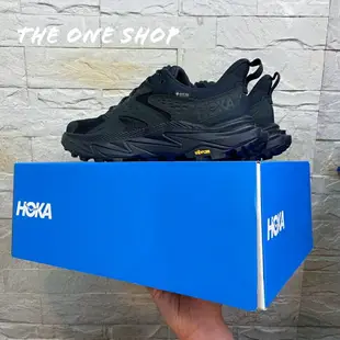 HOKA ONE ONE Anacapa 2 Low GTX GORETEX 黑色 全黑 低筒 登山 越野 健行 登山鞋