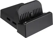 KONTONTY 1pc Modified Base Game Dock Tv Switch Docking Station Game Console Dock Tv Playstand Portable Docking Charging Dock Game Console Base Tv Docking Station Abs Black