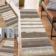Runner Rugs for Hallway, Entryway Non-Slip Carpet 100cm 1.5m 2m 250cm 300cm 4m 5m 6m Washable Floor Mats for Kitchen Bedroom Living Room, Very Long Narrow Floor Mats(2.3ft×9.8ft/70×300cm)