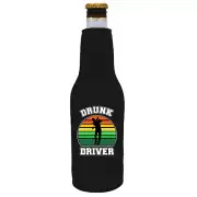 Drunk Driver Golf Beer Bottle Coolie Full Bottom