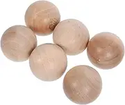 Alipis Wooden Stopper Set 6 Pine Balls for Decanter Wine Bottle Saver Tight Seal Safety