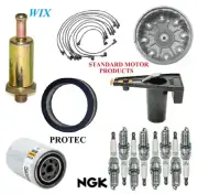 Tune Up Kit Filters Cap Spark Plugs Wire For FORD CUSTOM 500 V8 6.6L 1976 (for: Ford)