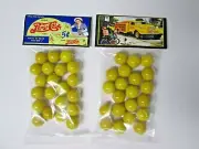 2 BAGS OF PEPSI COLA YELLOW DELIVERY TRUCK MARBLES