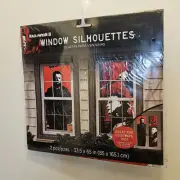 Halloween II Michael Myers Window Silhouettes (2 Pack) – 33.5x65" – NEW