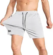 [BROKIG] Mens Lightweight Gym Sport Shorts, Running Quick Dry Athletic Workout Shorts for Men with Pockets