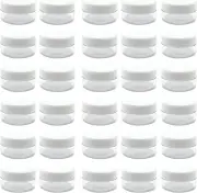30 Pcs Sample Containers 10 Gram Mini Sample Jars Cosmetic Eye Shadow White Lid