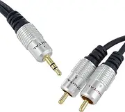 10m Stereo Audio Cable 3.5mm AUX Jack to 2RCA Red White RCA Cord Lead
