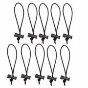 10 PCS Multi-Purpose Toggle Tie/Cable Tie/Organizer for Cord & Cable (Black)